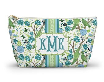 Monogrammed Mahjong Tile Bag: Chinoiserie Travel Pouch
