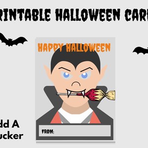 Halloween Printable Cards Kids Halloween Party Halloween - Etsy