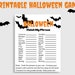 Printable Halloween Games Halloween Game for Kids, Teachers, Parties ...
