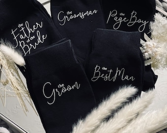 Wedding Socks - Groom Socks, Groomsman socks, Bestman gifts, Father of the Bride, Groomsman gifts, bestman gifts, socks for the groom