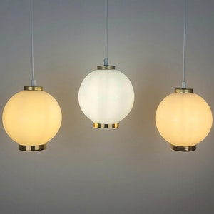 Glamorous Space Age pendant lamps