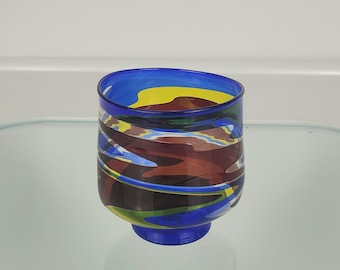 Albin Schädel Vase Lauscha Studio Glass