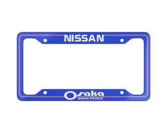 NISSAN PRINCE Osaka License Plate Frame