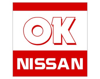 OK Nissan Sticker