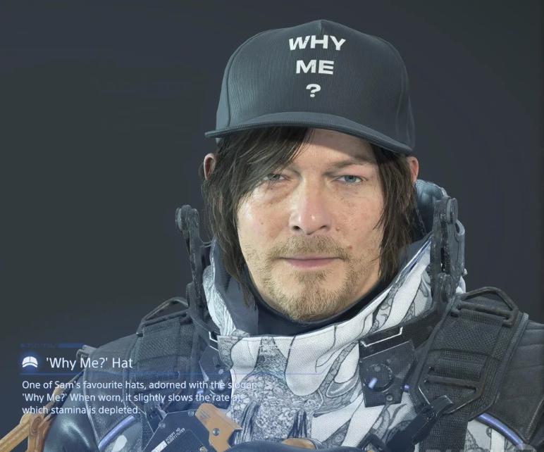 Why Me? Hat - Death Stranding 2: on the Beach - Etsy
