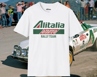 Alitalia Lancia Stratos Rally Team T-Shirt