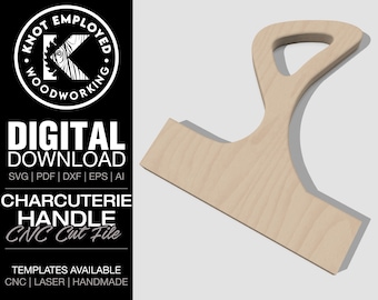 Charcuterie Board Handles | Handle Designs | Handle Templates | Charcuterie Board Template Digital Files - Svg Pdf Dxf