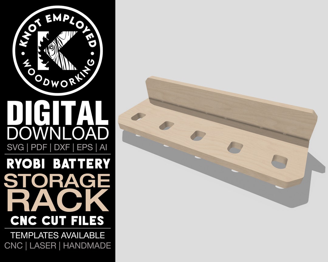 Ryobi Cordless Tool Battery Rack French Cleat Ryobi Battery Organizer