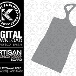 Charcuterie Board | Cutting Board | Cheese Board | Woodworking Template | Charcuterie Template Digital File - Svg Pdf Dxf Eps Ai