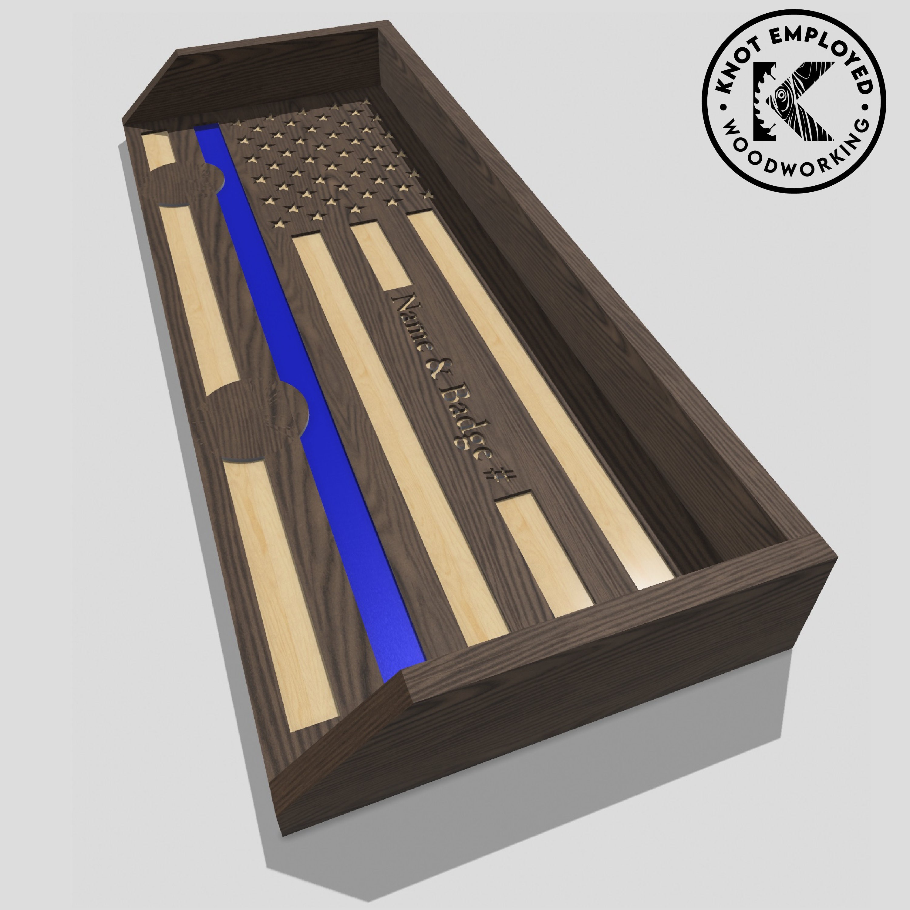Blue Line Gear Rack Thin Blue Line Gear Rack | Personalized Police Gear Rack | Duty Belt ...