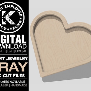 May include: A wooden heart-shaped tray with a raised edge. The tray is made of light brown wood and has a smooth finish.
