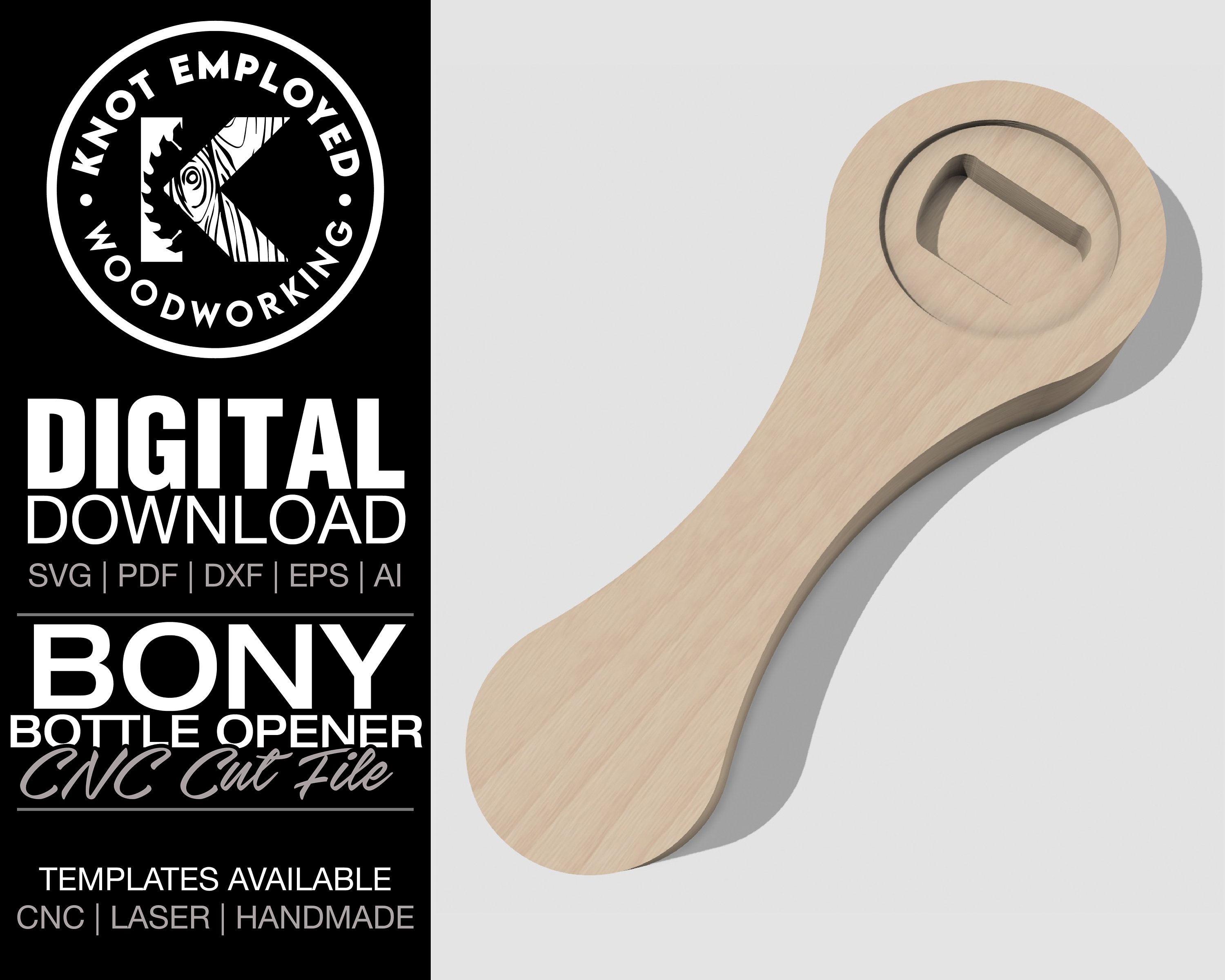 Bottle Opener CNC Vector Beer Opener Insert Hardware Etsy