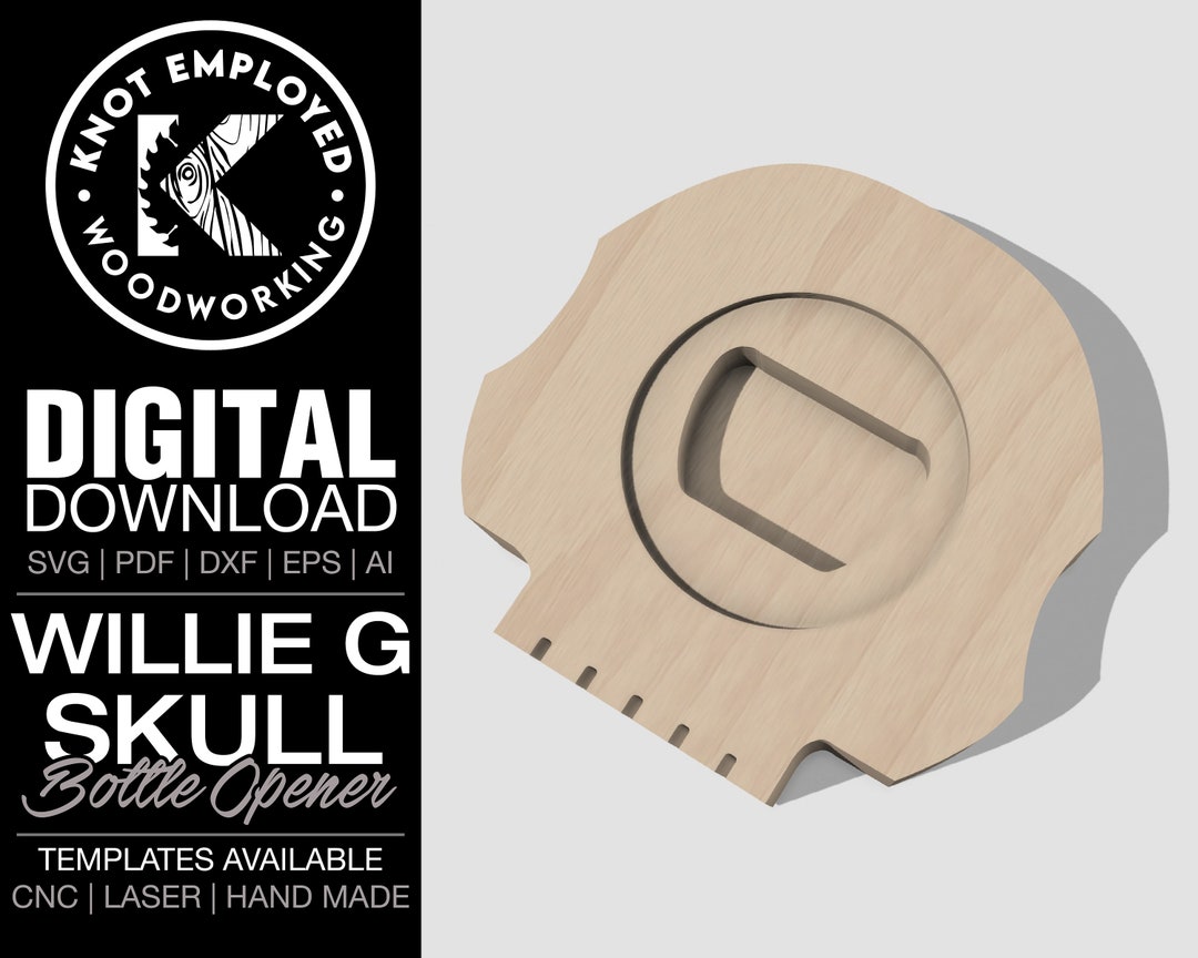 Bottle Opener Willie G Skull Bottle Opener Beer Opener Insert Hardware