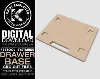 Festool Systainer Drawer Base | Festool Cabinet Drawers |  Festool Organization | Festool Sys Drawer Base Digital Files - Svg Dxf Pdf Eps Ai