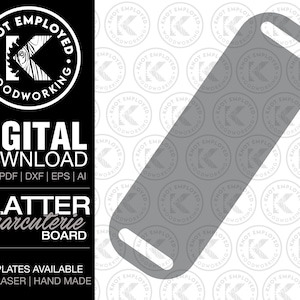 Charcuterie Board | Cheese Board | Serving Board | Cutting Board | Charcuterie Board Template Digital Files - Svg Pdf Dxf Eps Ai