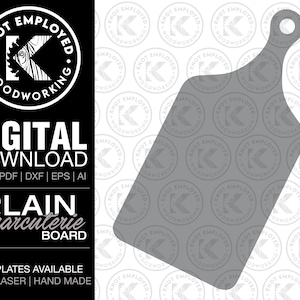 Charcuterie Board Template Digital File -Svg Pdf Dxf Eps Ai