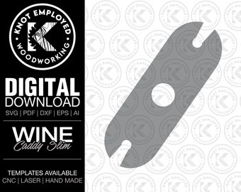 Wine Caddy | Wine Glass Holder | Wine Holder | Wine Caddy Template Digital Files - Svg  Pdf  Dxf  Eps  Ai
