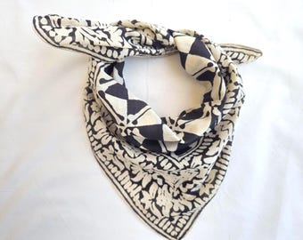 Bandane in cotone 100%, sciarpa in cotone stile bohémien, bandana in cotone morbido Boho, fazzoletto da collo in cotone, fazzoletto regalo sciarpa quadrata in cotone - Italia