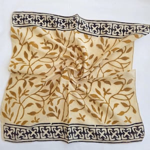 100% Cotton Bandanas, Bohemian Style Cotton Neck Scarf, Boho Soft Cotton Bandana, Cotton Cotton Square Scarf gift handkerchief Round Print
