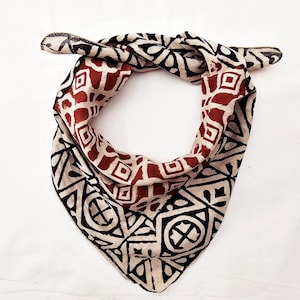 100% Cotton Bandanas, Bohemian Style Cotton Neck Scarf, Boho Soft Cotton Neck Scarf, Boho Soft Cotton Bandana, Cotton Neckerchief