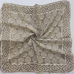 100% Cotton Bandanas, Bohemian Style Cotton Neck Scarf, Boho Soft Cotton Bandana, Cotton Neckerchief, Cotton Square Scarf gift handkerchief