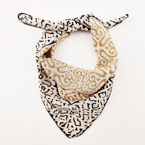 100% Cotton Bandanas, Bohemian Style Cotton Neck Scarf, Boho Soft Cotton Bandana, Cotton Neckerchief, Cotton Square Scarf gift handkerchief