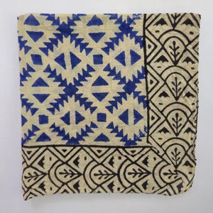100% Cotton Bandanas, Bohemian Style Cotton Neck Scarf, Boho Soft Cotton Bandana, Cotton Cotton Square Scarf gift handkerchief Round Print