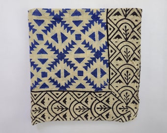Bandanas 100% Algodón, Bufanda de Cuello de Algodón Estilo Boho, Bandana de Algodón Suave Boho, Bufanda Cuadrada de Algodón de Algodón