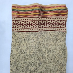 Silk Border (Zari) Hand Block Print cotton scarves,Cotton Sarong,Bagru,Print,Pareo,Decorative Summer Beach Pareo jaipur print