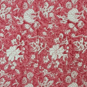 Stampa Mughal Morbido cotone blocco stampa tessuto indiano 100% puro cotone, tessuto tagliato su misura, tessuto da donna, stampa a blocchi