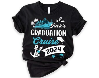 Chemises croisière 2024 de remise des diplômes, chemise de remise des diplômes pour femme, t-shirt été voyage en bateau, vacances de remise des diplômes 2024, chemise croisière, t-shirt été voyage en bateau