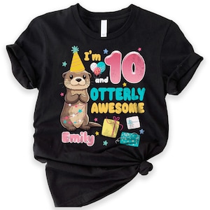 Otter Shirt, Otter Birthday, Birthday Otter, Otter Party, Otterly Awesome, Otter Lover, Animal Party, Otterly Fun, Girls Birthday Party