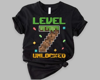 Personalized Mom Dad of the Birthday Boy Shirt -  Custom Pixel Birthday Shirt for Boys - Video Game Birthday Shirt- Pixel Gamer T-Shirt