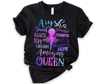 Black Girl Magic Birthday Queen T-Shirt Party Gift Black Girl Magic Birthday Queen T-Shirt Party Gift