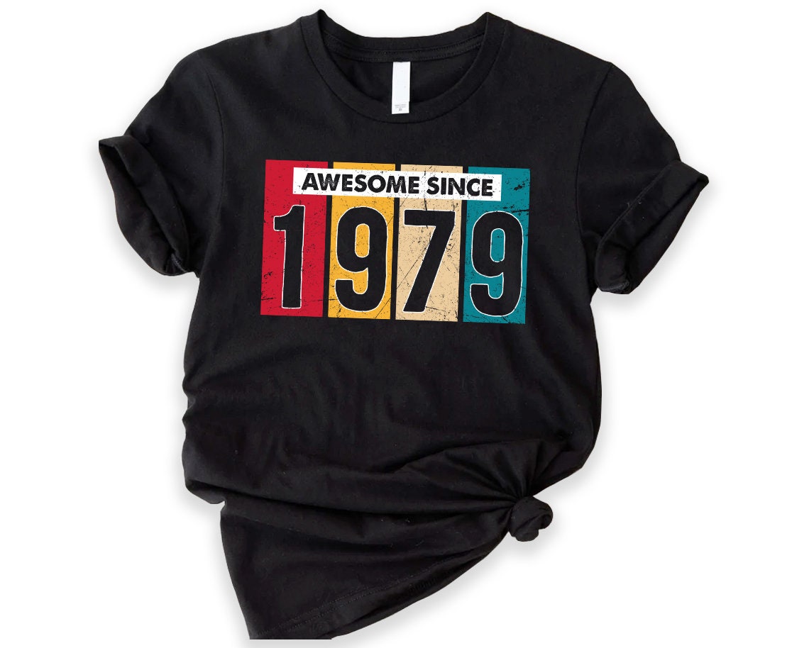 40th Birthday Gift 1979 Original Vintage Men Women T-Shirt 40th Birthday Gift 1979 Original Vintage Men Women T-Shirt