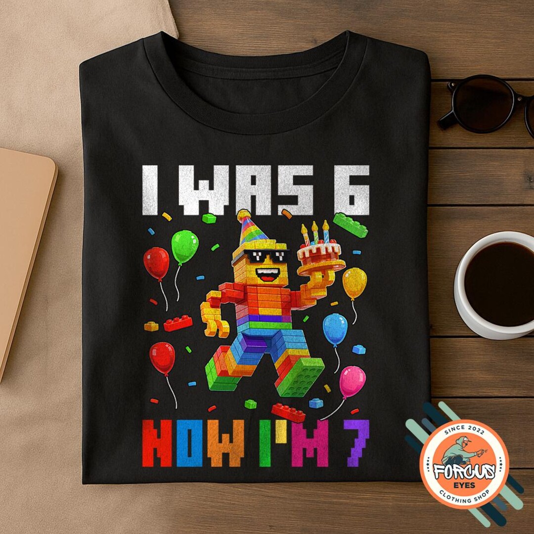 Block Style Birthday, Custom Age Buildable Character Design With ...