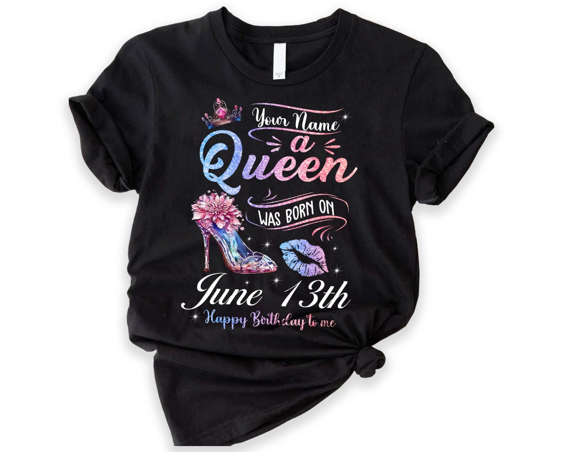 Ladies Queens Are Born In 1981 T Shirt Birthday Mum Wife - Foto 5