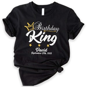 Birthday King Shirt, Birthday Queen Shirt, It&#39;s My Kings Birthday Custom Personalized Matching ,The Perfect Gift, Gift For Her, Gift For Him