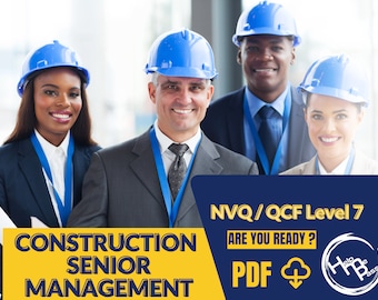 NVQ LEVEL 7 Construction Senior Management Answers in PDF Assessor Verified