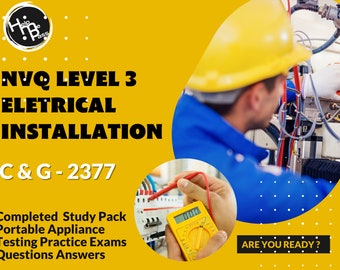NVQ Level 3 C&G 2377 5th ed PAT Electrical Testing Mock Exams - Revision Practice Vragen - Antwoorden Portable Appliance Testing Practice