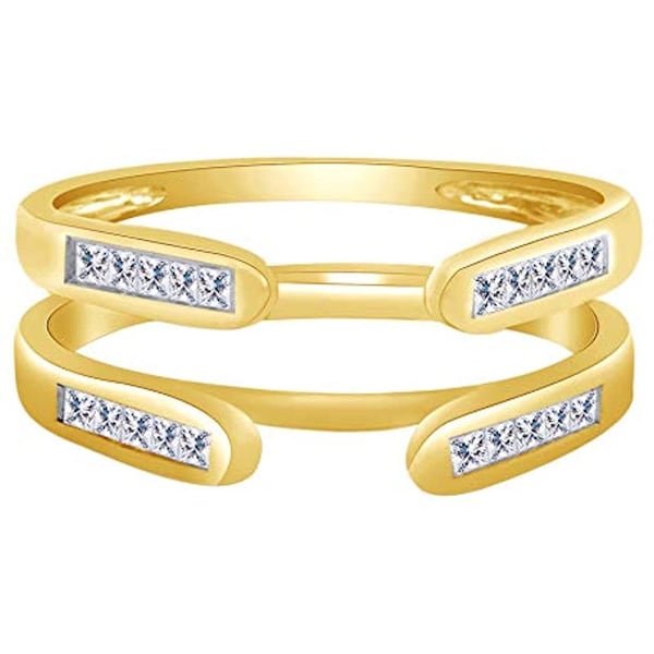 Princess Cut Ring Enhancer - Etsy