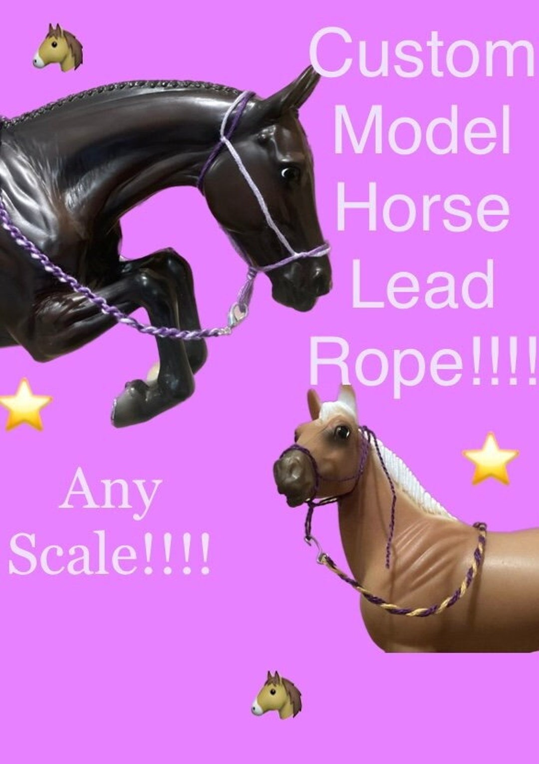 Custom Model Horse Rope Halter and Lead Breyer Traditional Etsy