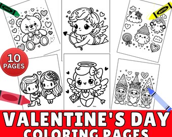 Valentines Day Color Pages, Valentine Printables, Classroom Valentines, Heart Coloring Pages, Preschool Valentines, Valentine Coloring