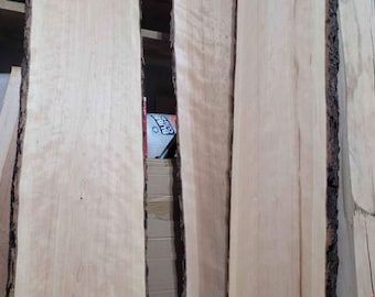 Figured Cherry Live Edge Wood Slabs & Boards