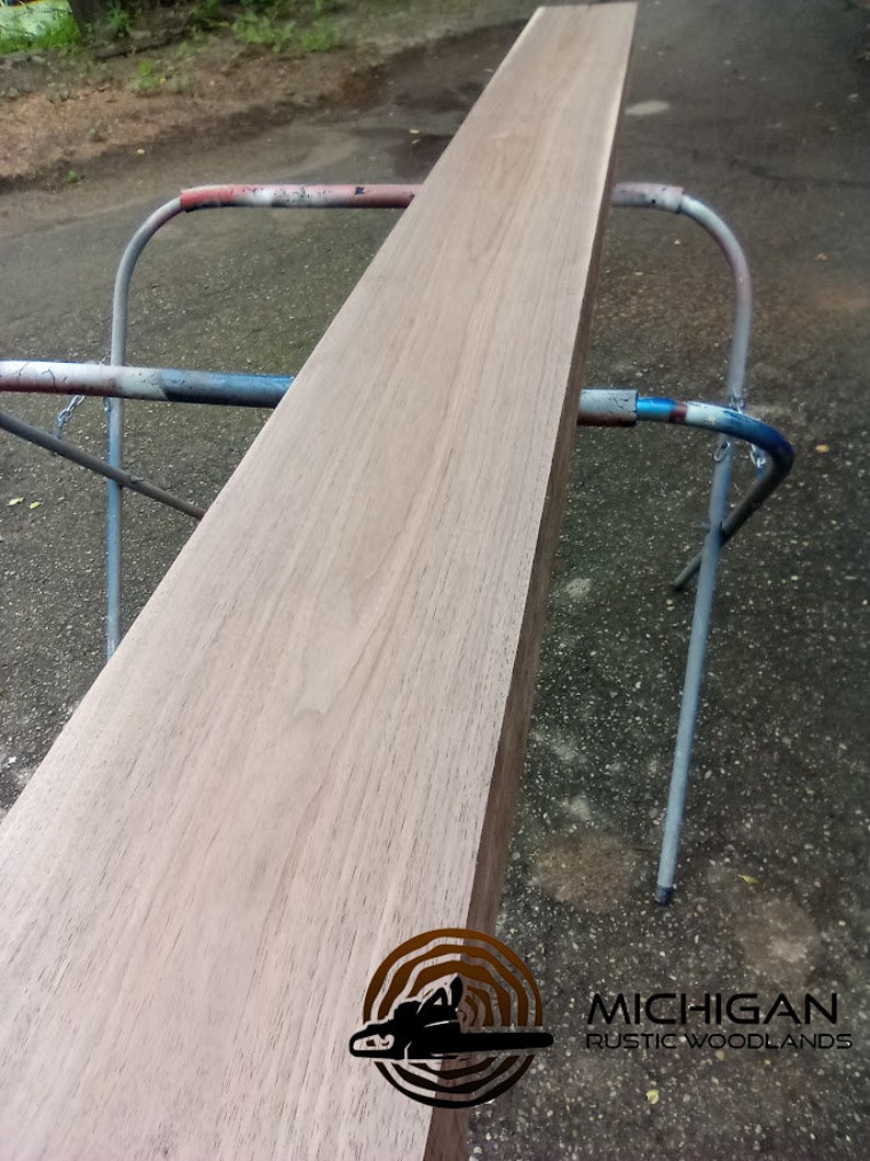 A Black Walnut Fireplace Mantel Shelf 8 X 4 Etsy