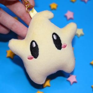 Custom star Plush Keychain