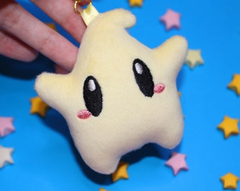 Custom star Plush Keychain