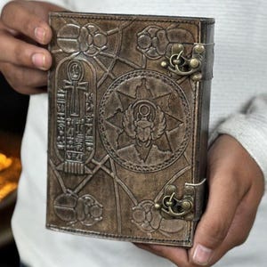 Hamunaptra Leather Journal: Egyptian Book of The Dead Prop Replica