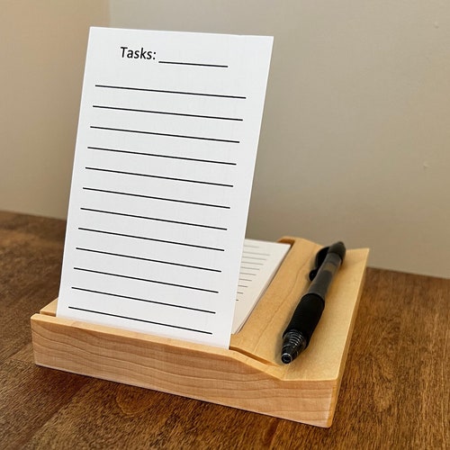 Card Holder for 5 X 3 Note Cards Great for Holding Notes or Etsy