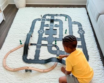 Toy Highway Entrance Road Set – City Expansion, Action Drivers